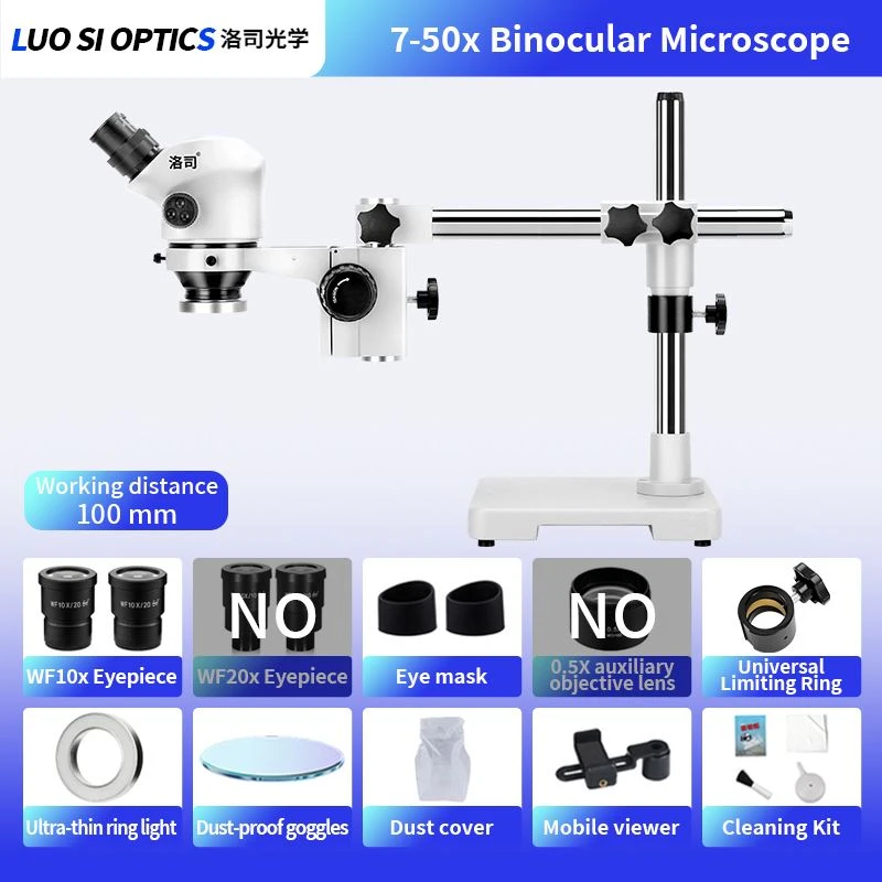 Industrial Stereo Microscope 530mm Working Distance For Surgical Practice And Training