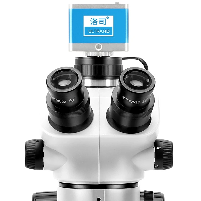 Stereo Microscope, Trinocular With U Camera Top And Bottom Light Source,3.5-100X Magnification For Watch Identification high quality