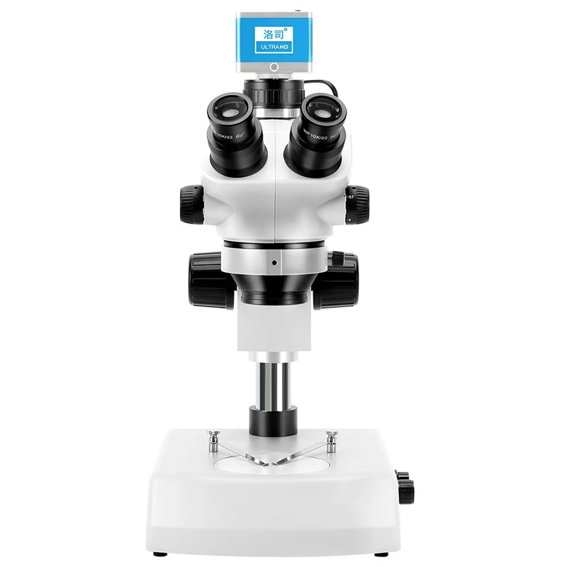 Stereo Microscope, Trinocular With U Camera Top And Bottom Light Source,3.5-100X Magnification For Watch Identification factory