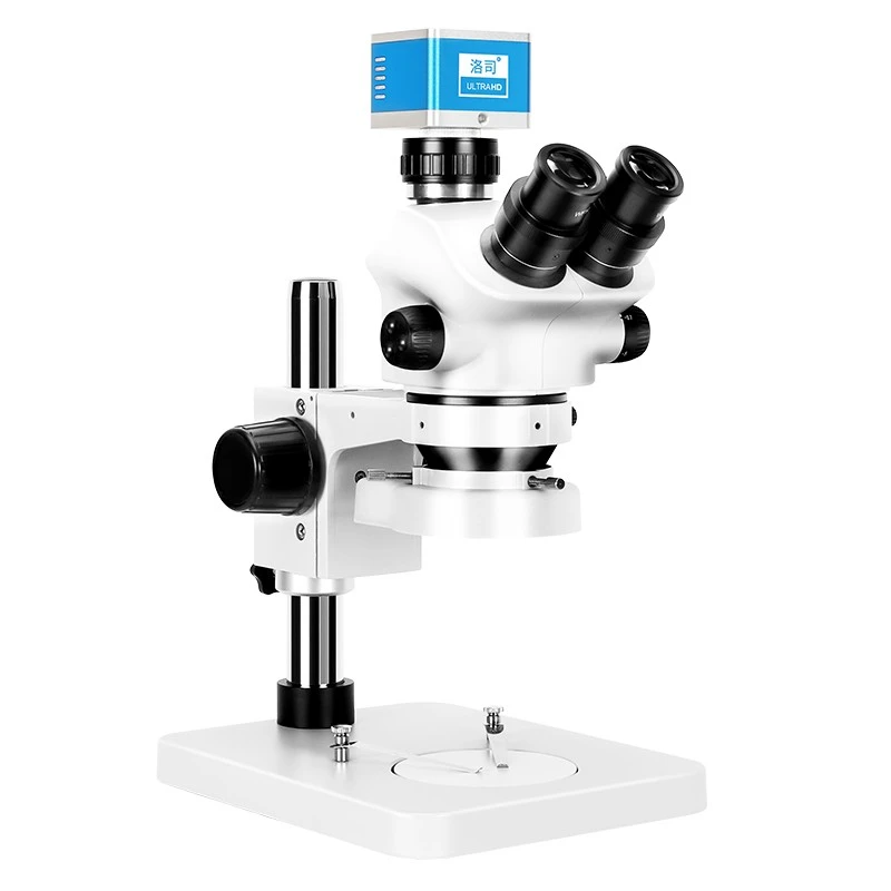 Trinocular Stereo Zoom Microscope 3.5x-100x LED Ring Light For Mobile Phone Repair Watch Appraisal Jewelry Inspection factory
